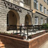 Стильное и уютное кафе "Verona" с летней терассой на курорте "Кисегач"